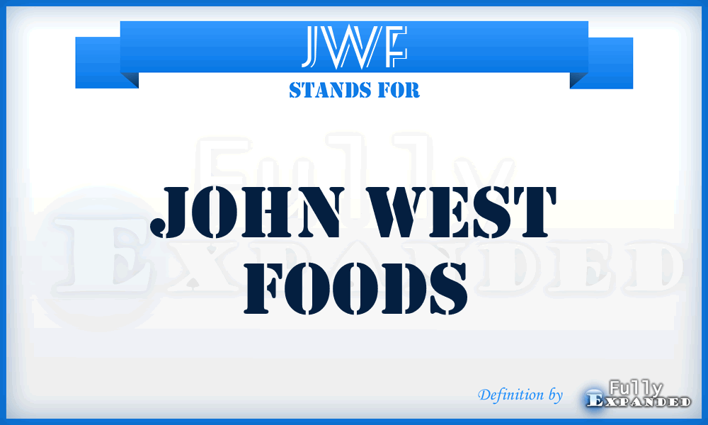 JWF - John West Foods