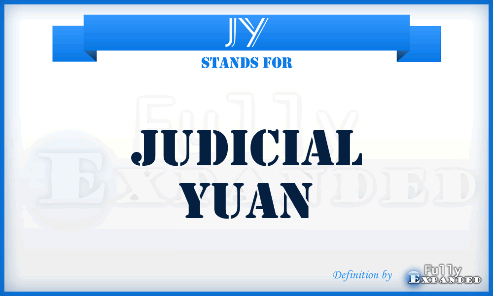 JY - Judicial Yuan