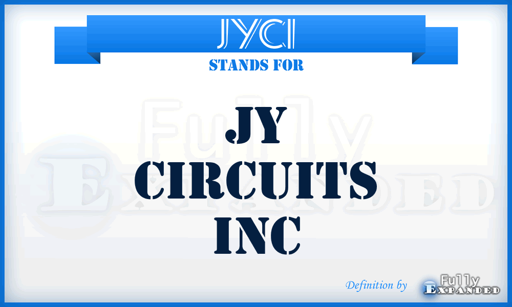 JYCI - JY Circuits Inc