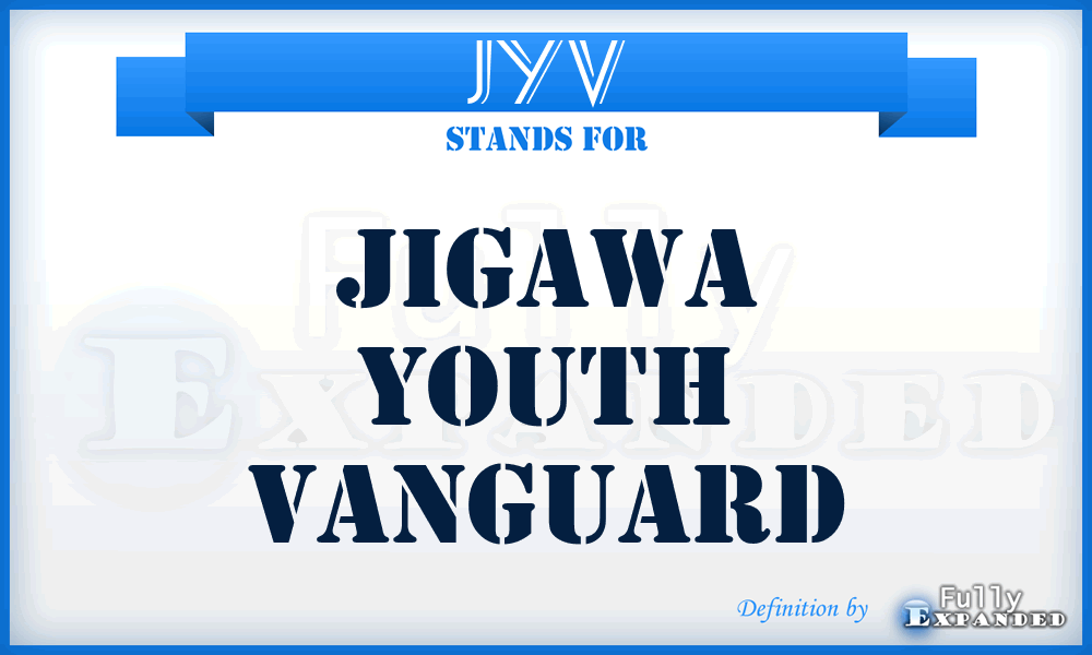 JYV - Jigawa Youth Vanguard