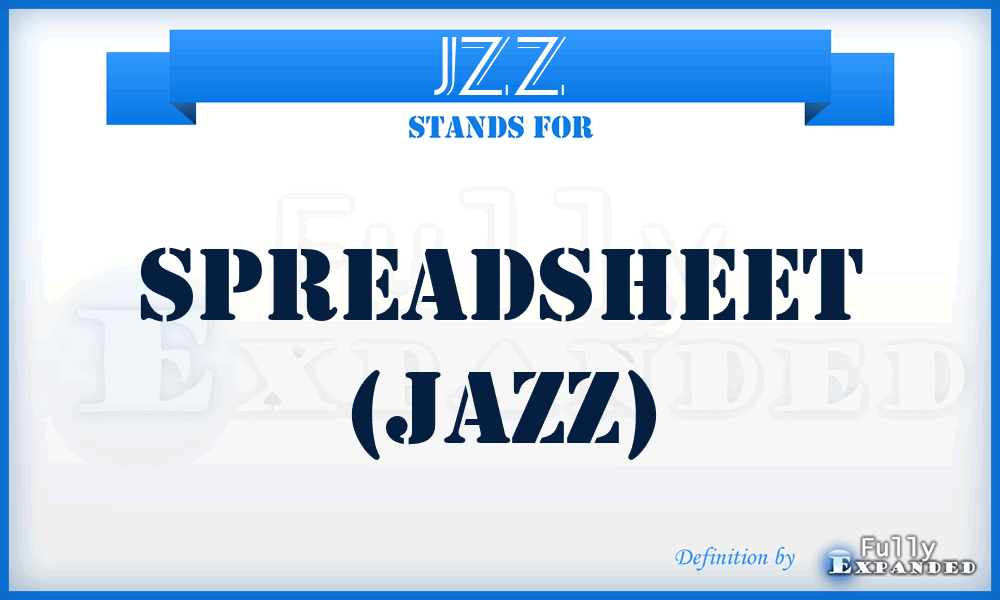 JZZ - Spreadsheet (Jazz)