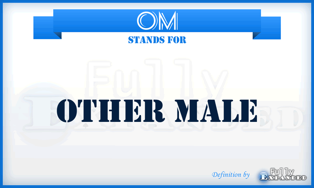 OM - Other Male