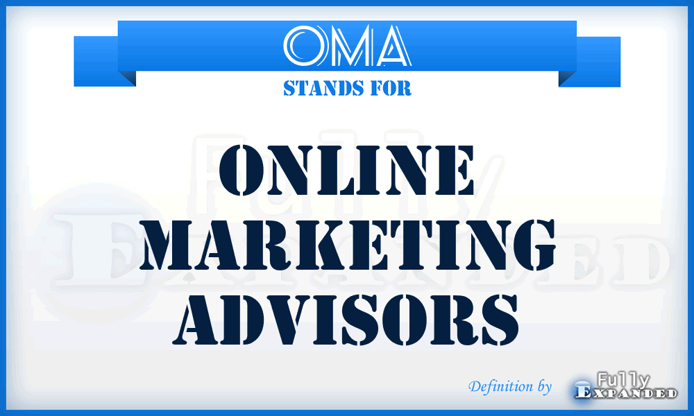 OMA - Online Marketing Advisors