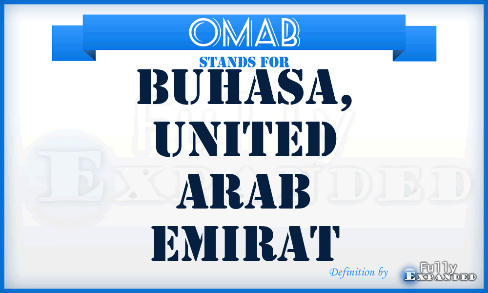 OMAB - Buhasa, United Arab Emirat