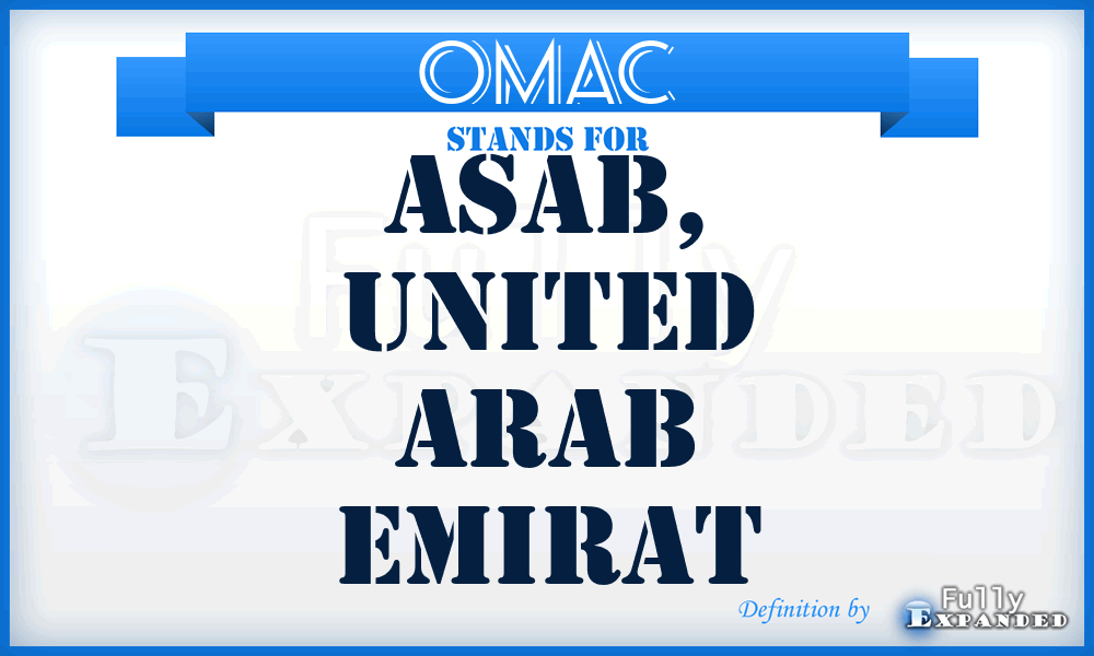 OMAC - Asab, United Arab Emirat