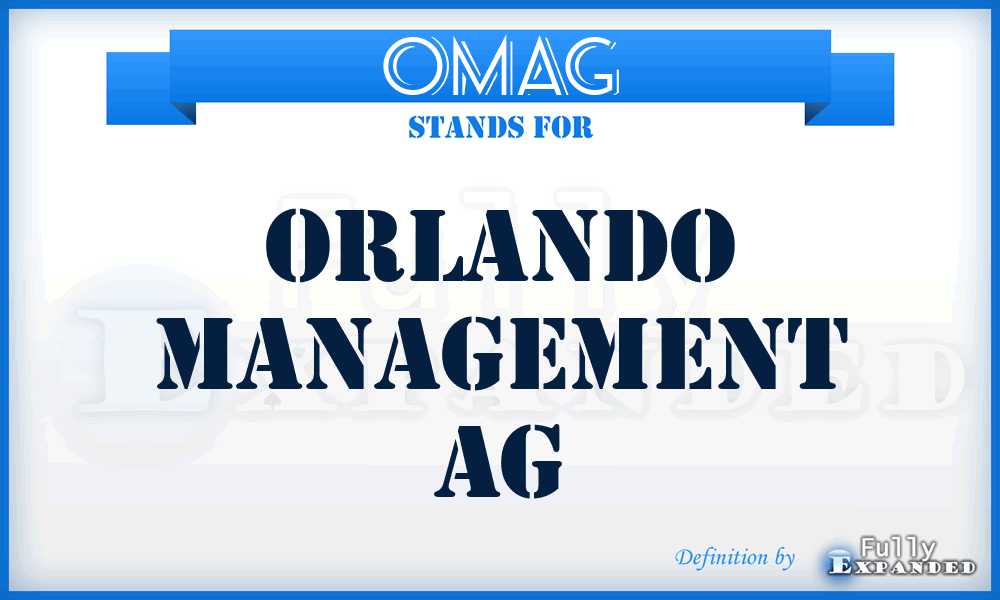 OMAG - Orlando Management AG