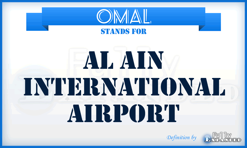 OMAL - Al Ain International airport