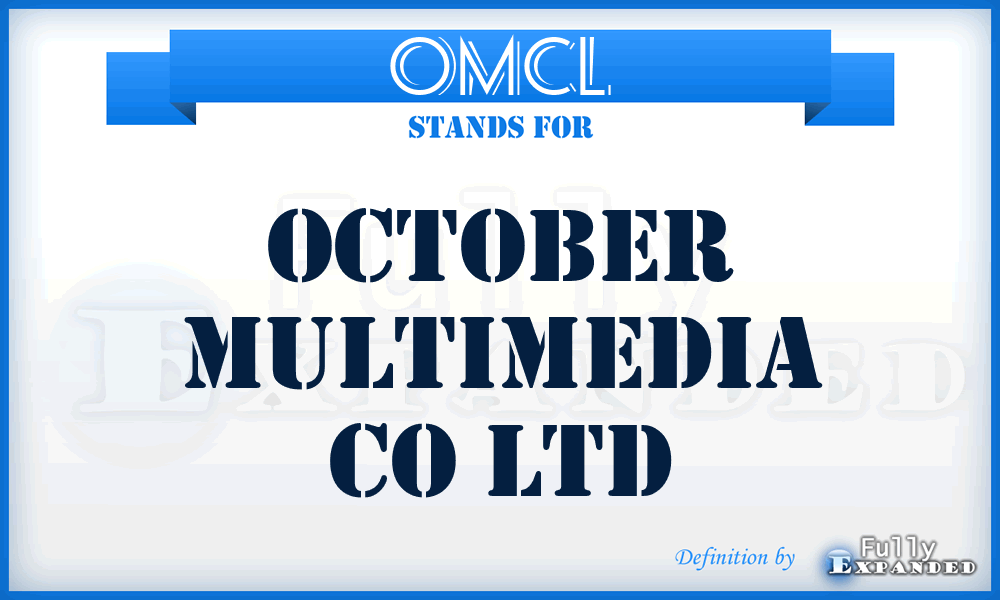 OMCL - October Multimedia Co Ltd