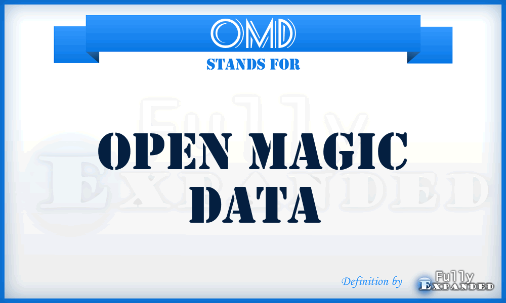 OMD - Open Magic Data