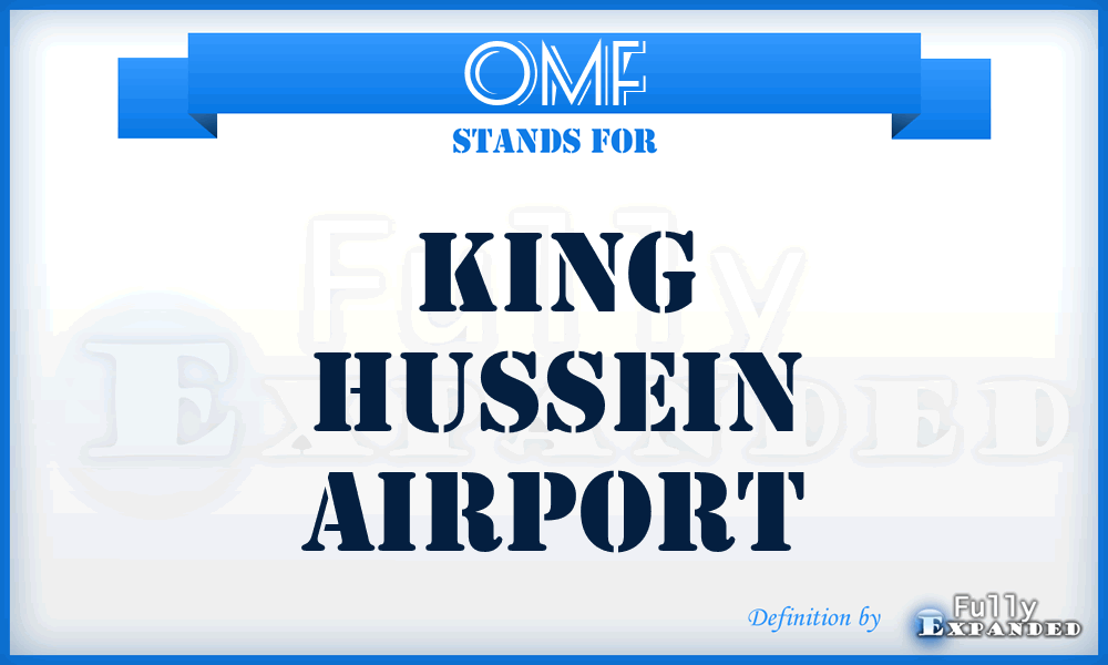 OMF - King Hussein airport
