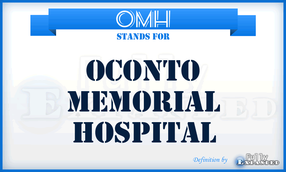 OMH - Oconto Memorial Hospital