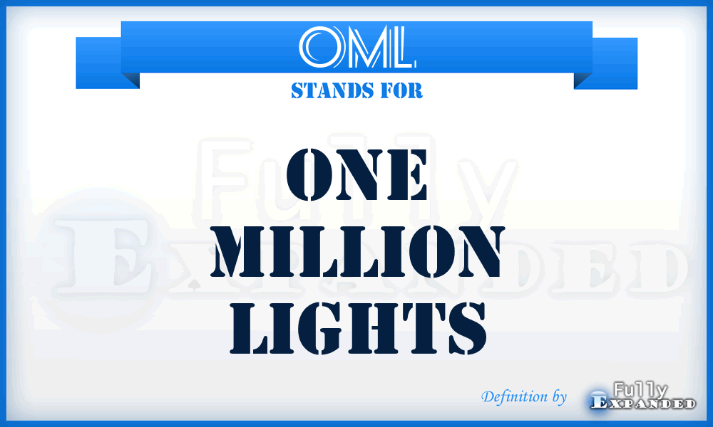 OML - One Million Lights