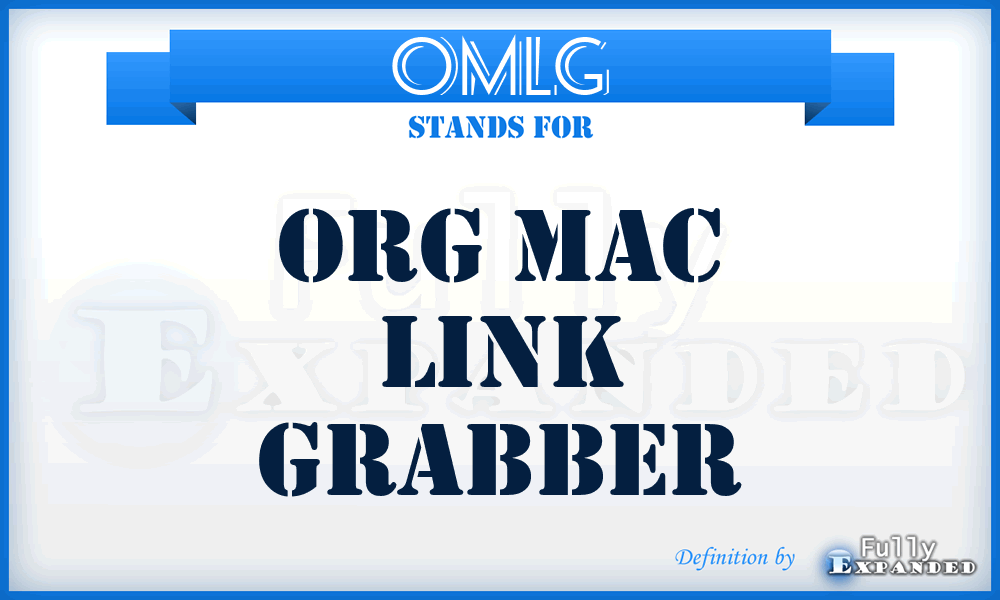 OMLG - org mac link grabber