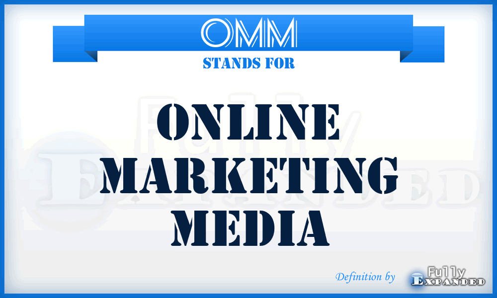 OMM - Online Marketing Media