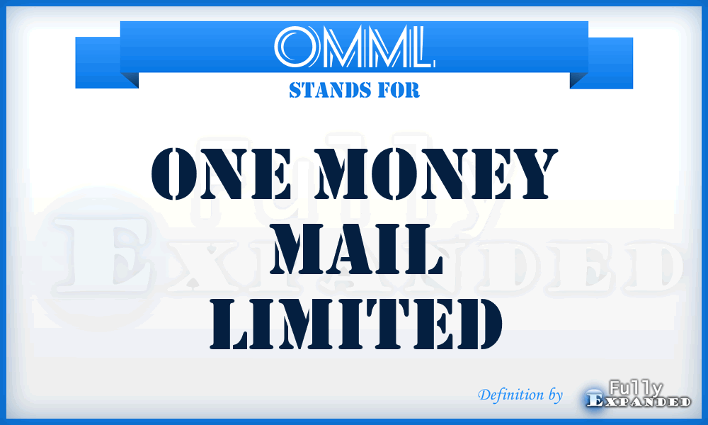 OMML - One Money Mail Limited