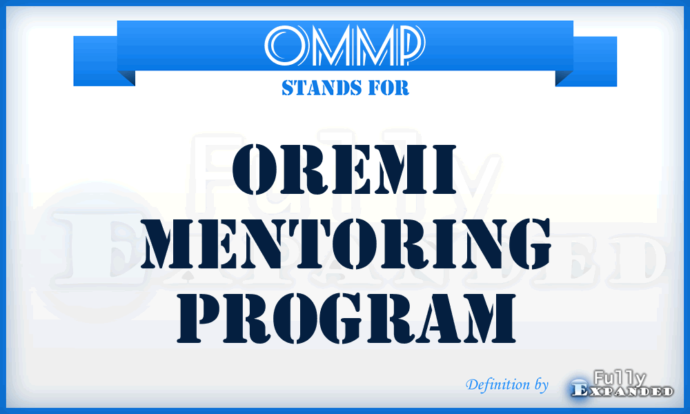 OMMP - OreMi Mentoring Program