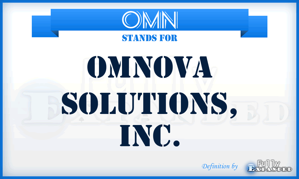 OMN - OMNOVA Solutions, Inc.