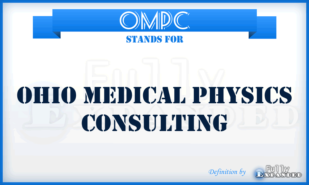 OMPC - Ohio Medical Physics Consulting