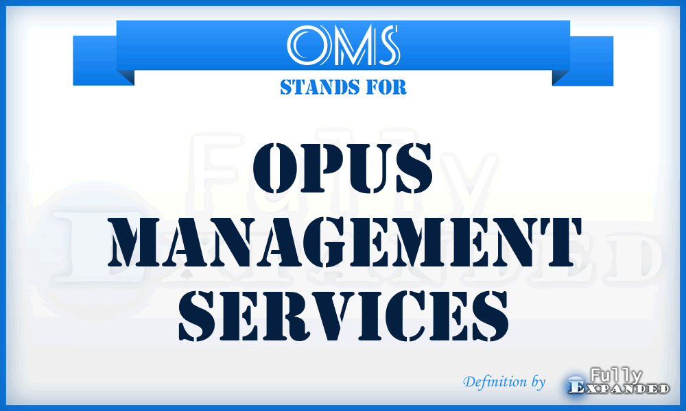 OMS - Opus Management Services