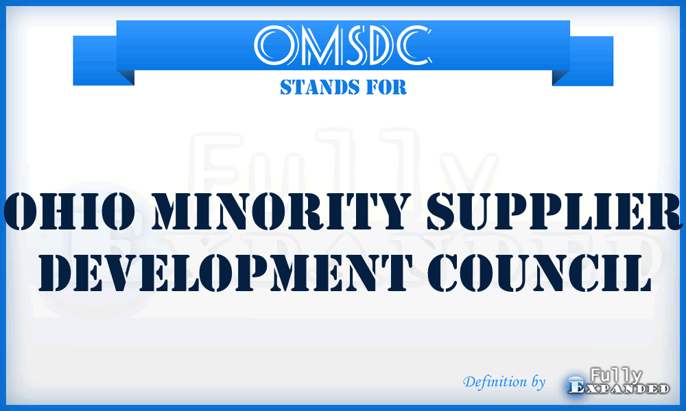 OMSDC - Ohio Minority Supplier Development Council