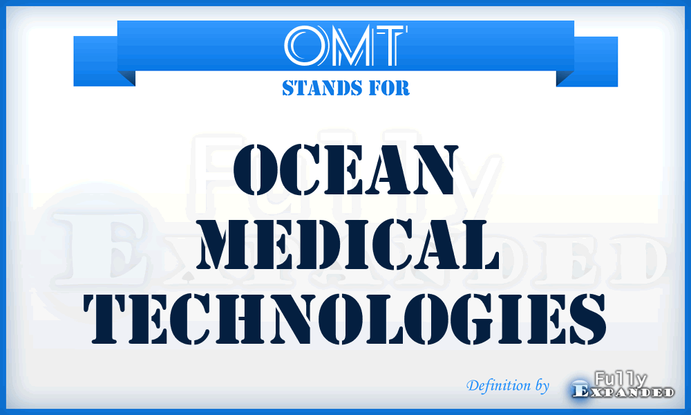 OMT - Ocean Medical Technologies