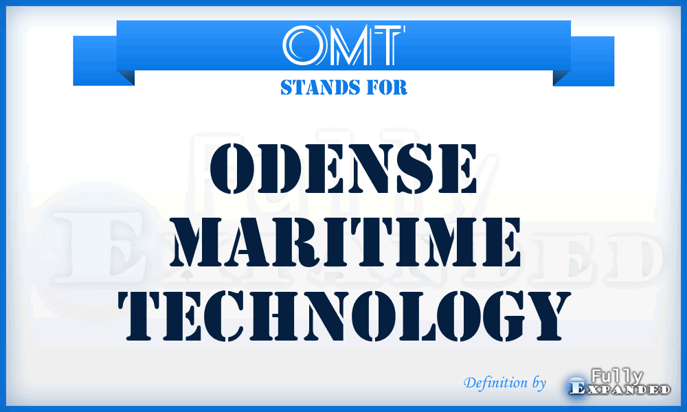 OMT - Odense Maritime Technology