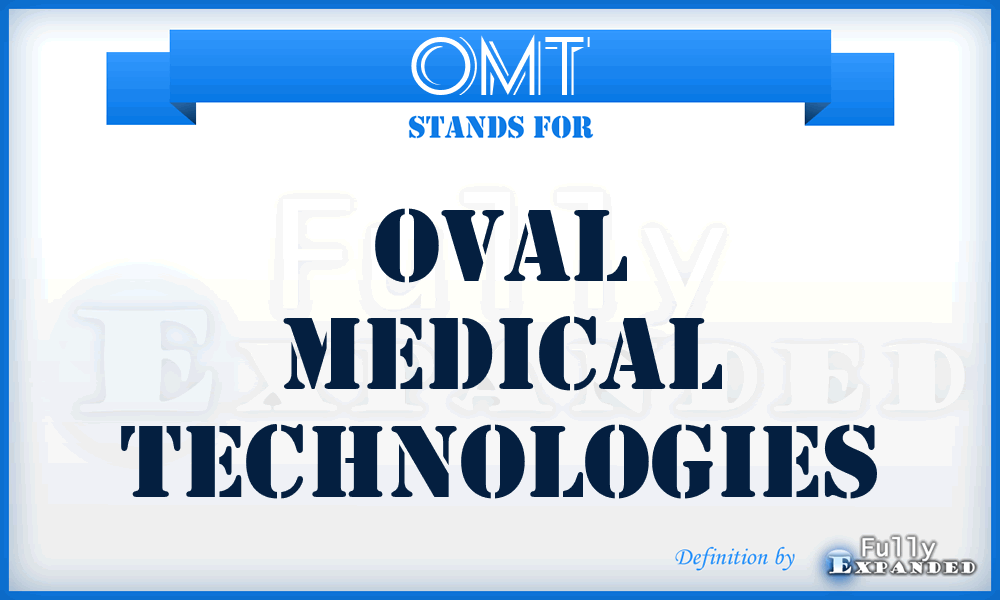 OMT - Oval Medical Technologies