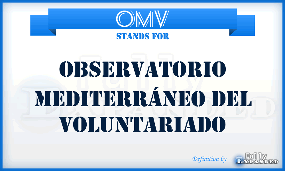 OMV - Observatorio Mediterráneo Del Voluntariado