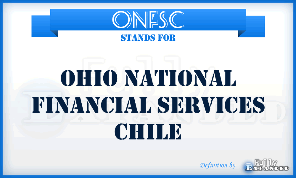 ONFSC - Ohio National Financial Services Chile