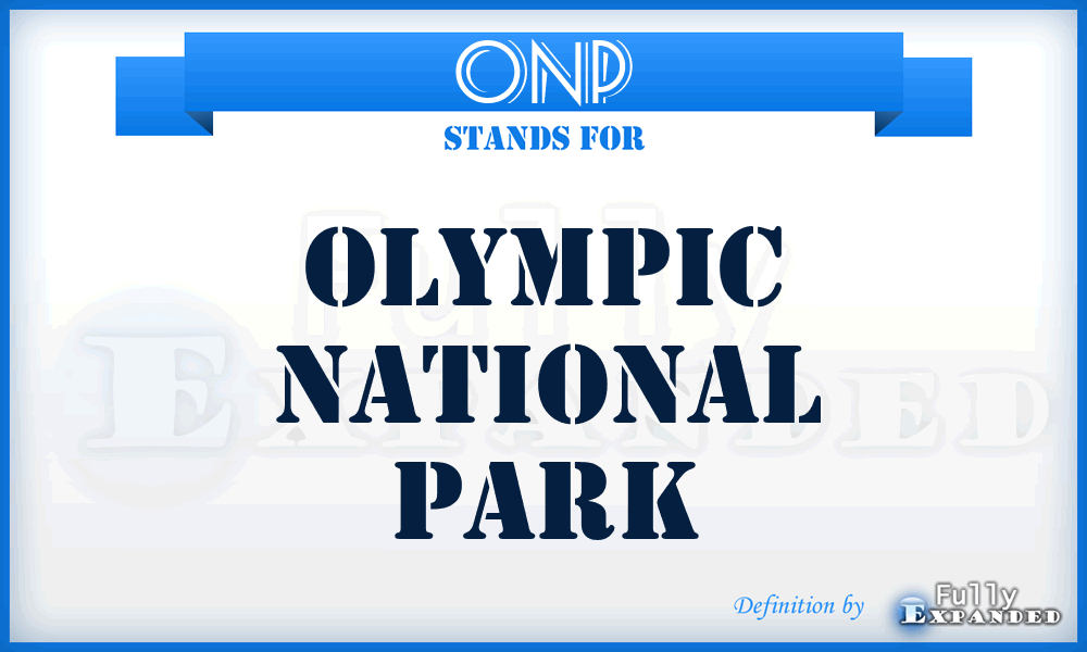 ONP - Olympic National Park