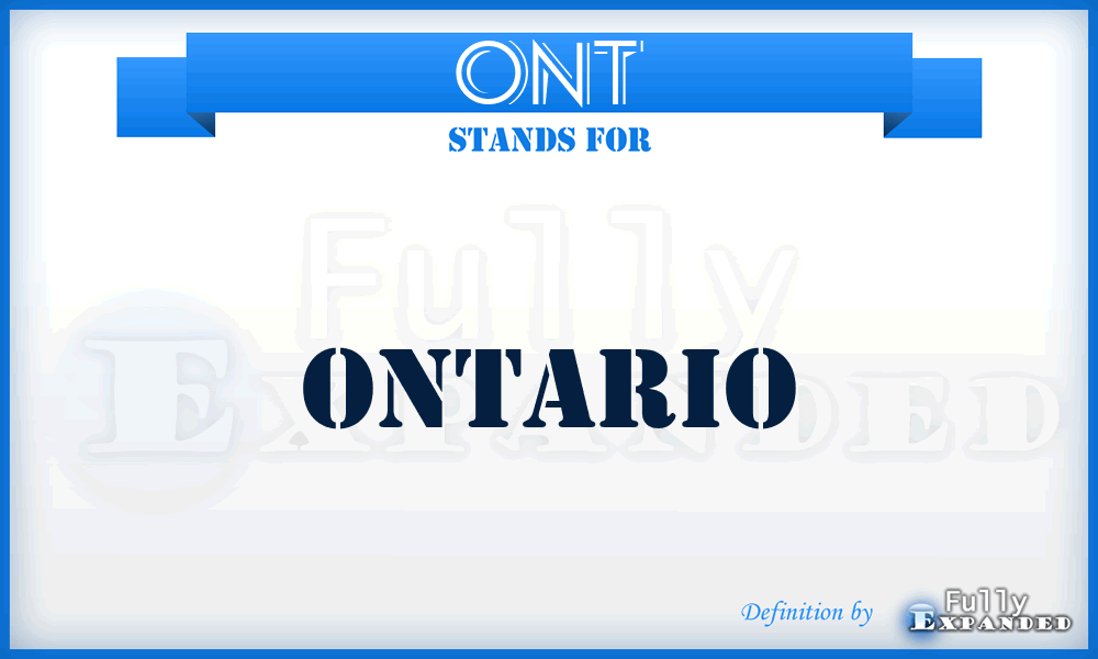 ONT - Ontario