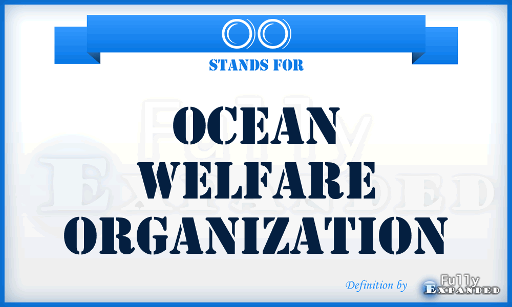 OO - Ocean welfare Organization