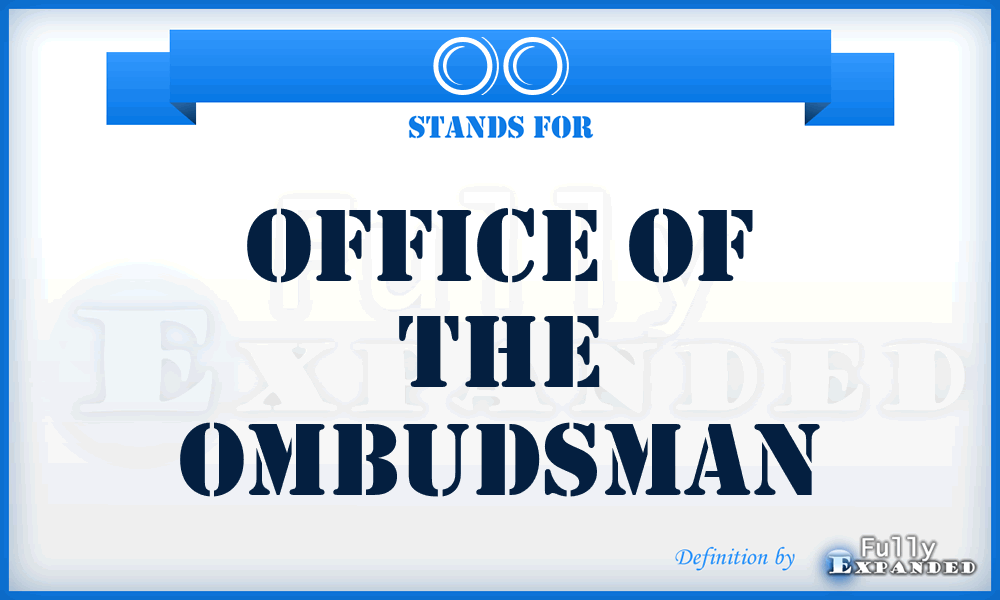 OO - Office of the Ombudsman