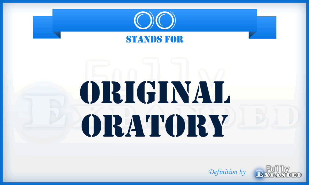 OO - Original Oratory