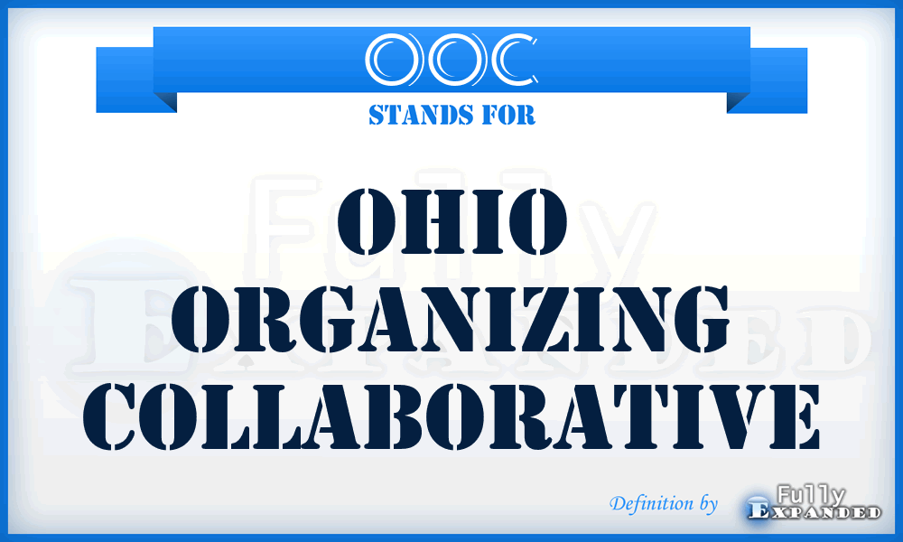 OOC - Ohio Organizing Collaborative