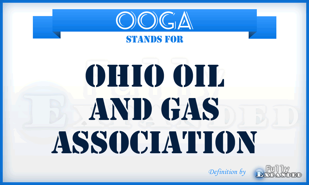 OOGA - Ohio Oil and Gas Association