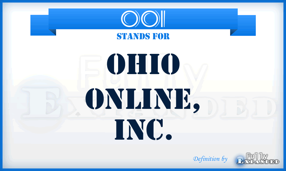 OOI - Ohio Online, Inc.