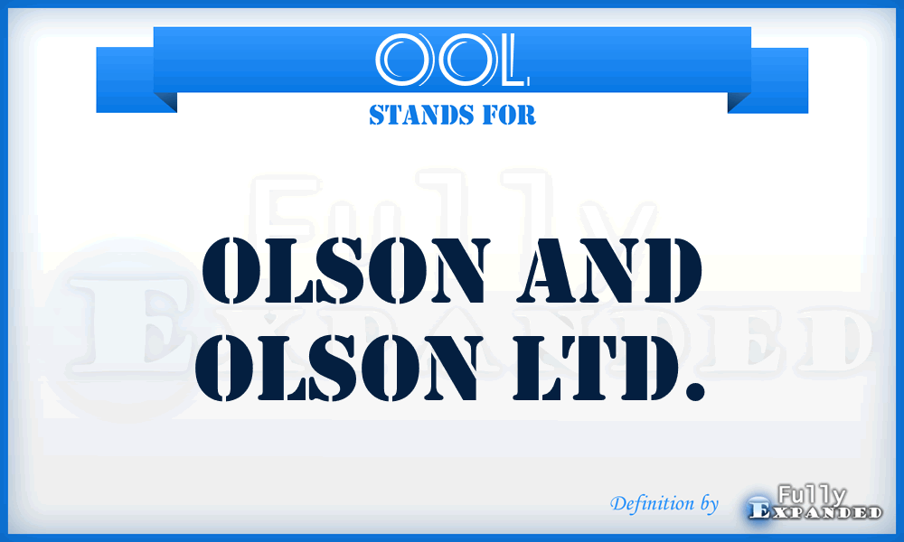 OOL - Olson and Olson Ltd.