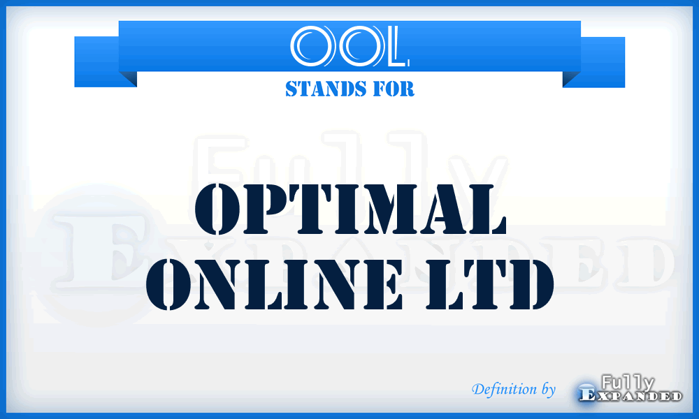 OOL - Optimal Online Ltd