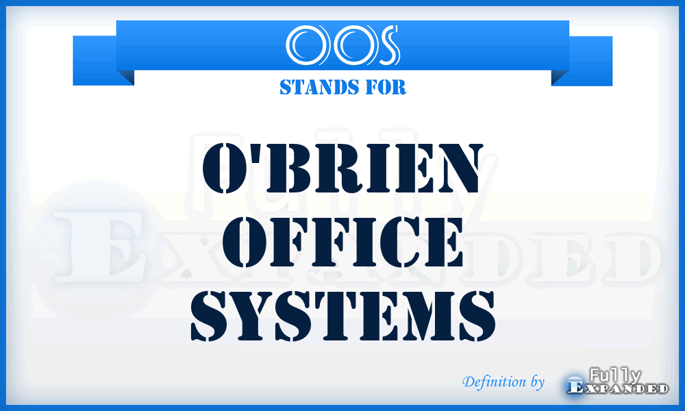 OOS - O'brien Office Systems