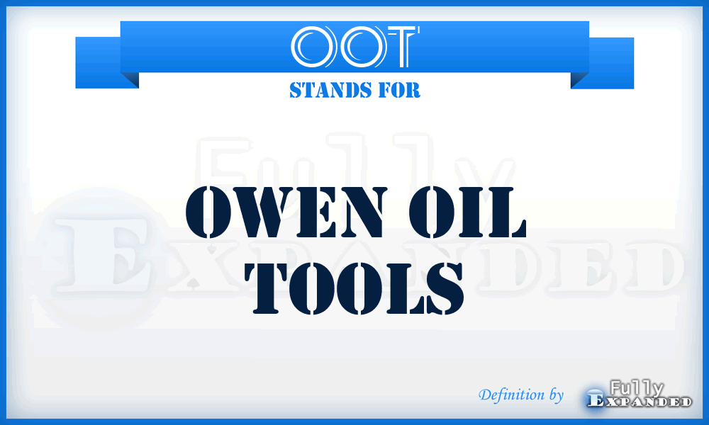 OOT - Owen Oil Tools