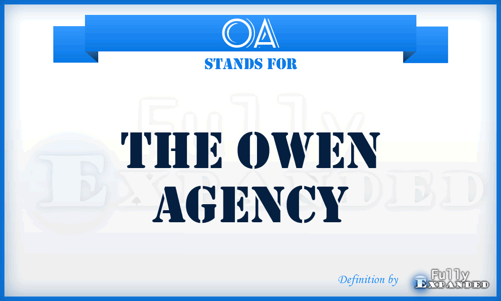 OA - The Owen Agency