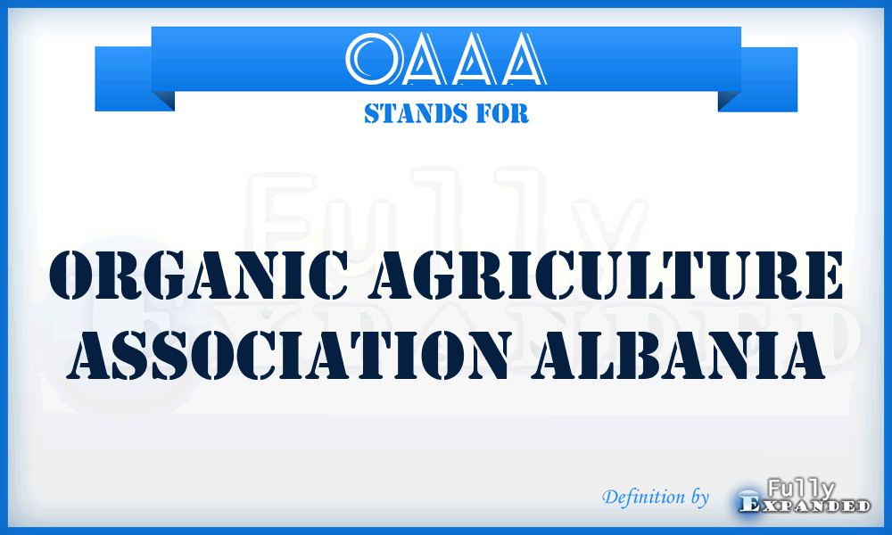 OAAA - Organic Agriculture Association Albania