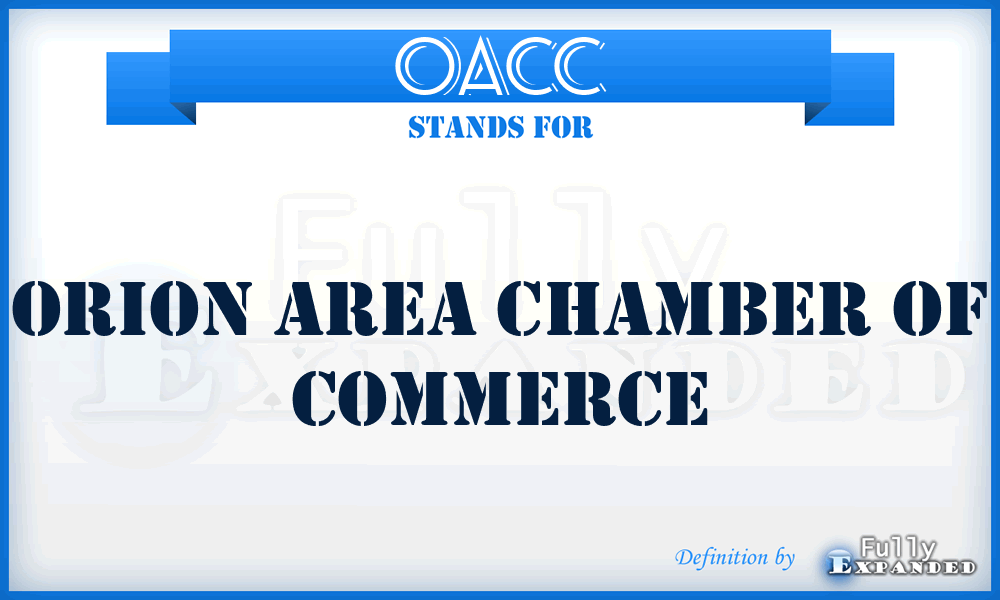 OACC - Orion Area Chamber of Commerce