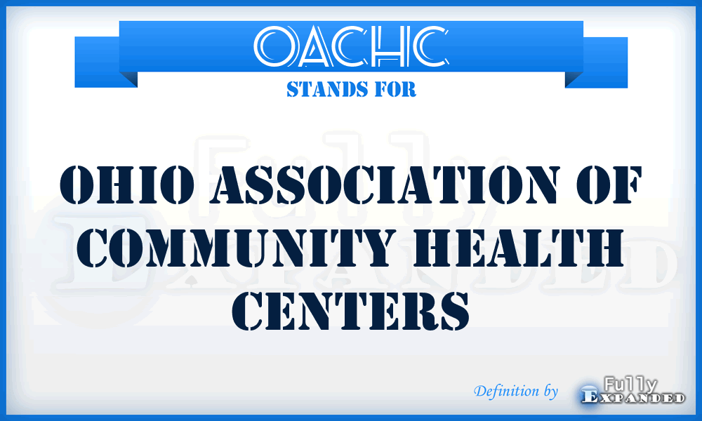 OACHC - Ohio Association of Community Health Centers