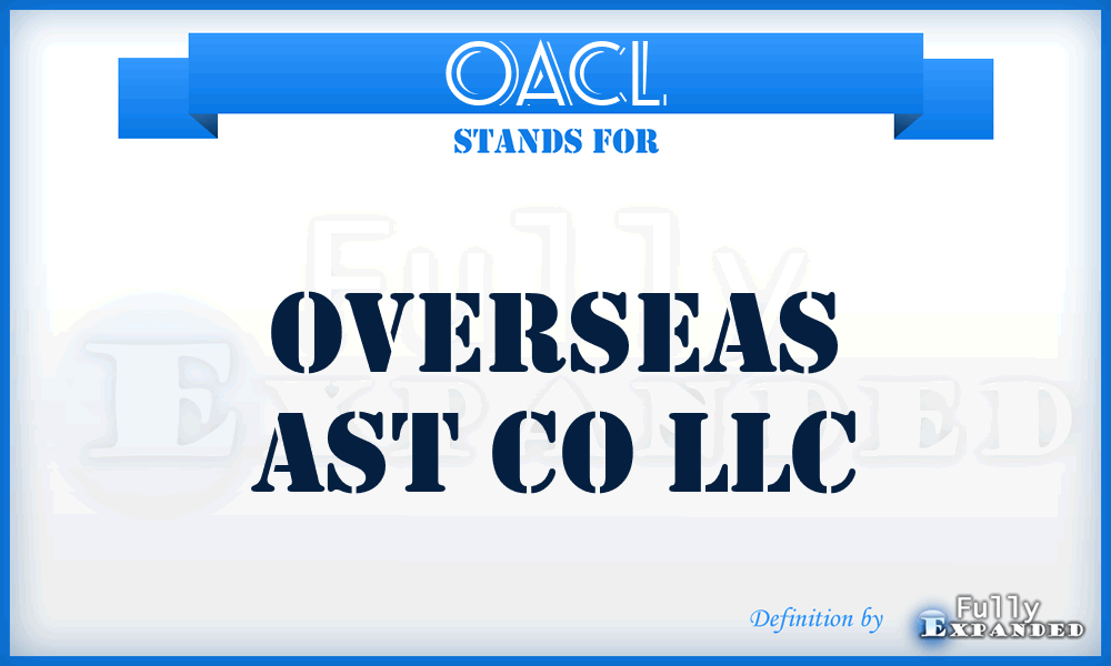 OACL - Overseas Ast Co LLC