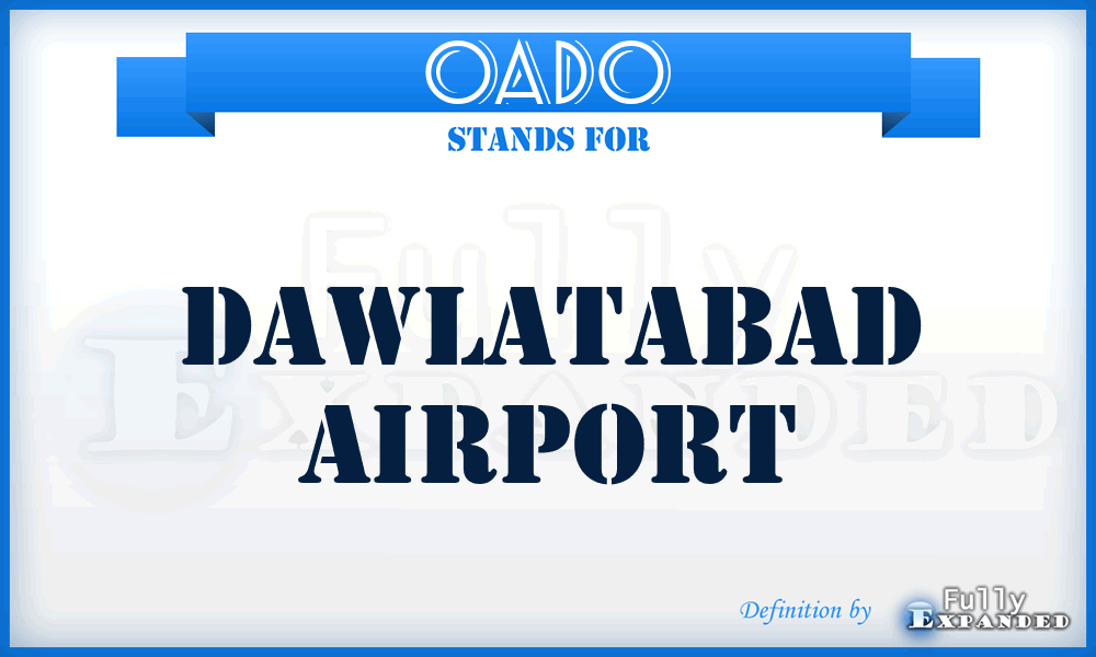 OADO - Dawlatabad airport