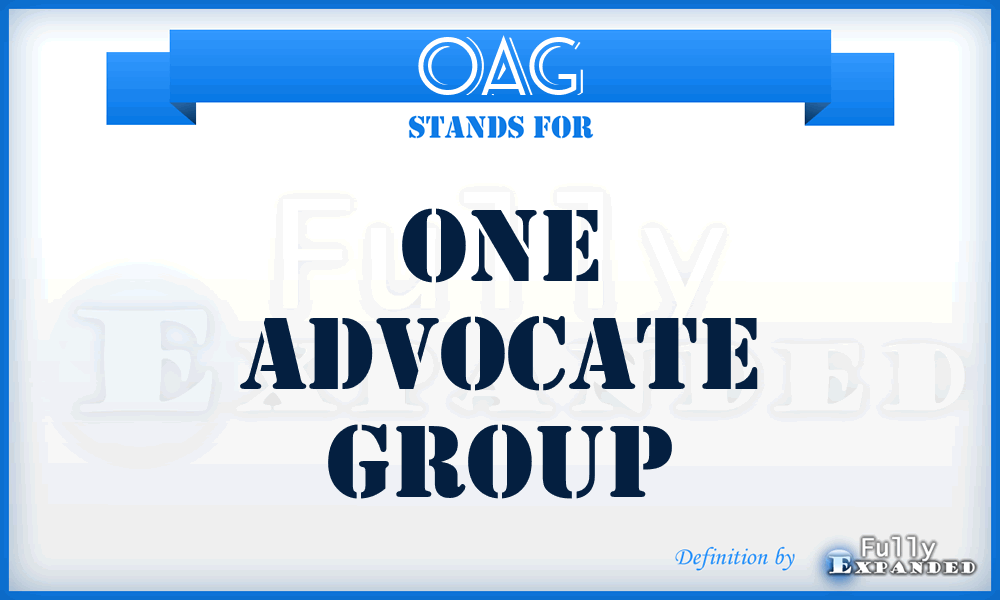 OAG - One Advocate Group