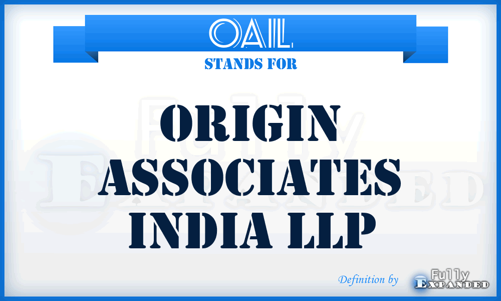 OAIL - Origin Associates India LLP