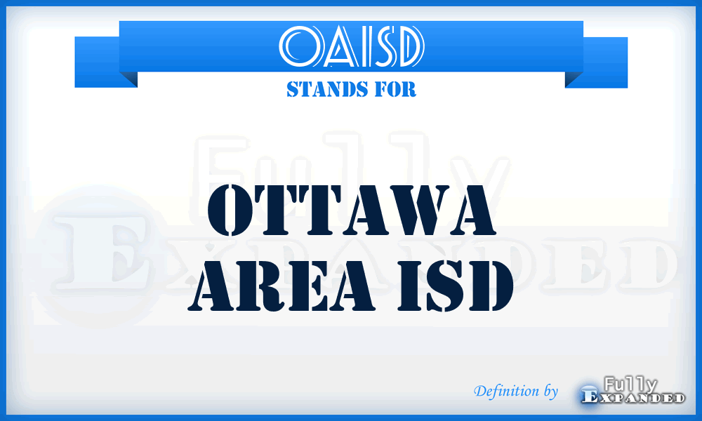OAISD - Ottawa Area ISD